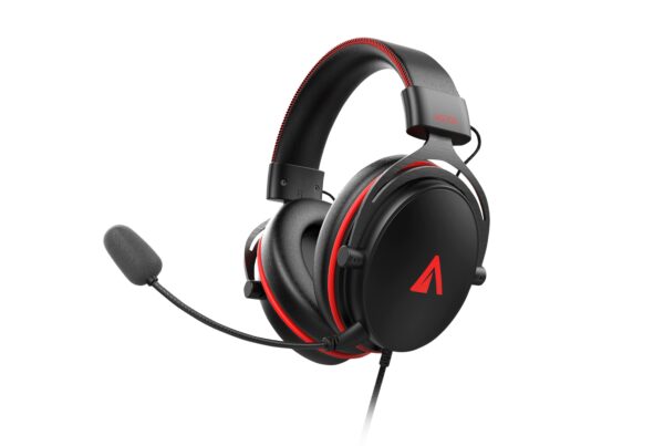 ABYSM AG700 Pro 7.1 Black Auricolare Cablato A Padiglione Giocare Nero, Rosso