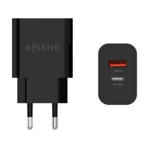 AISENS A110-0682 Caricabatterie per dispositivi mobili Nero Interno