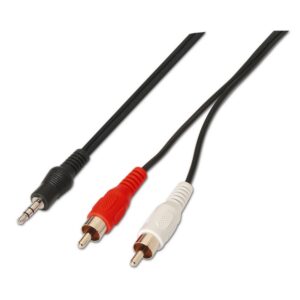 AISENS A128-0147 cavo audio 1,5 m 3.5mm 2 x RCA Nero