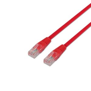 AISENS A133-0187 cavo di rete Rosso 0,5 m Cat5e U/UTP (UTP)