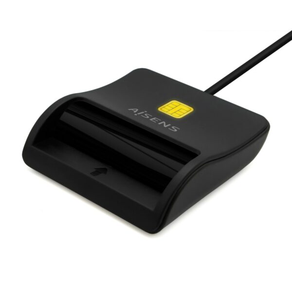 AISENS ASCR-SN03C-BK lettore di controllo di accesso Lettore di controllo accessi USB Nero