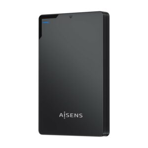 AISENS ASE-2520B contenitore di unità di archiviazione Custodia per Disco Rigido (HDD) Nero 2.5 Alimentazione USB