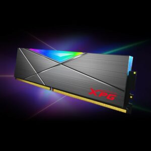 Adata Ram Gaming Xpg Spectrix D50G 8Gb(1X8Gb) Ddr4 3600Mhz Rgb, Cl18-22-22, Tungsten Grey