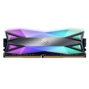 Adata Ram Gaming Xpg Spectrix D60G 16Gb(1X16Gb) Ddr4 3200Mhz Rgb, Cl16-20-20, Tungsten Grey