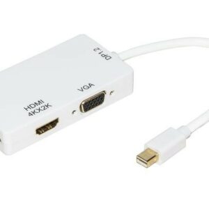 Adattatore Mini Displayport Maschio 1.2 A Dvi+Hdmi 4Kx2K+Vga Femmina