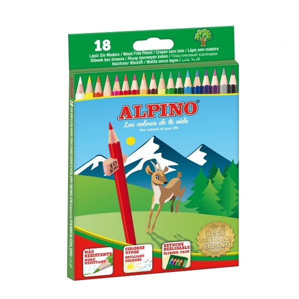 Alpino AL010656 pastello colorato Multicolore 18 pz