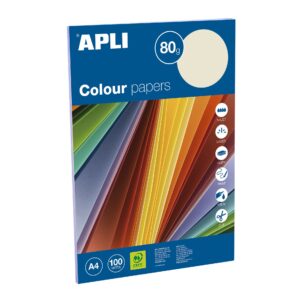 Apli Carta Colori Pastello Assortiti A4 100 Fogli