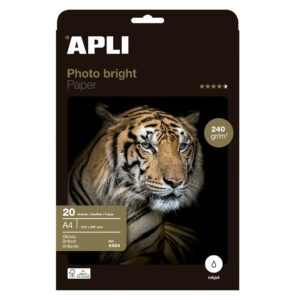 Apli Carta Fotografica Photobright A4 240g 20 Fogli