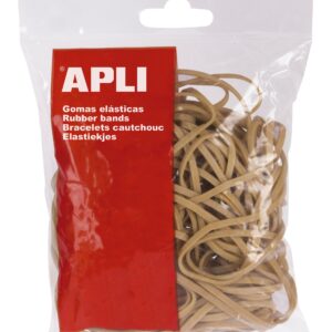 Apli Elastici Ø 200x3 mm - 100g - 70% Gomma Naturale - Grande Elasticità e Resistenza