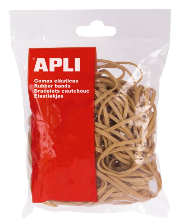 Apli Elastici in Gomma Naturale - Ø 100 x 2mm - Grande Elasticità e Resistenza - 1kg di Contenuto