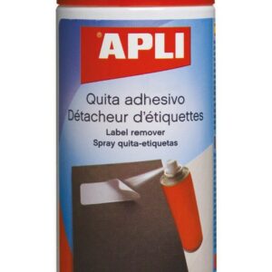 Apli Rimuovi Adesivo Spray - 200ml - Rimuove Facilmente i Residui di Adesivo e Colla su Legno, Ceramica, Vetro, Metallo e Plastica