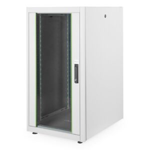 Armadio 22 Unit? 19" Per Reti E Server Misure (A)1121 X (L)600 X (P)800 Mm. Colore Grigio Chiaro