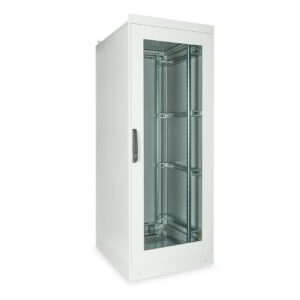 Armadio 42 Unit? 19" Per Reti Misure (A)2100 X (L)800 X (P)1000 Mm. Colore Grigio Chiaro Da Esterno Ip55