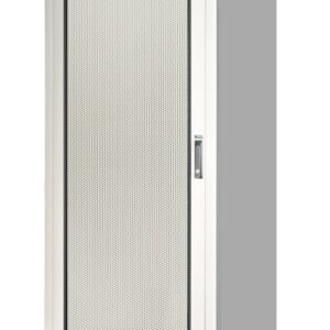 Armadio Rack Per Reti 19" 42U (A)2002, (L)600, (P)800 Colore Grigio Porta Traforata Serie Eavi