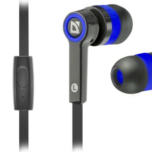 Auricolare per dispositivi mobili Defender Pulse 420 nero + blu, in-ear