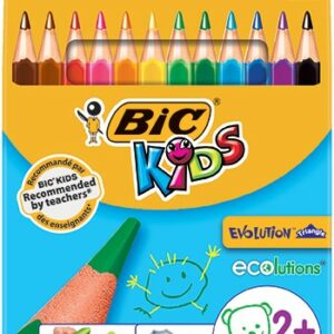 BIC Kids Evolution Triangle Multicolore 12 pz