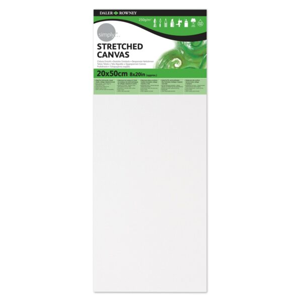 Barella Daler Rowney Simply Scrim 20x50 cm - Grana media - 100% cotone privo di acidi - 250 g