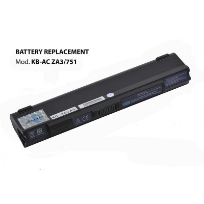 Batteria Cloner KB-AC-ZA3 / 751 per Acer Aspire 4400mAh 10.8V