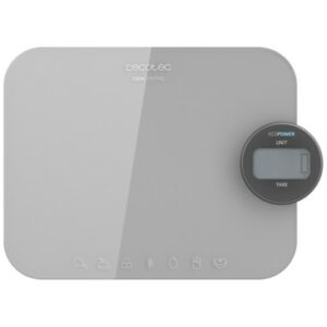 Bilancia da cucina Cecotec Cook Control 10300 EcoPower Nutrition - Funziona senza batterie - Precisione di 1gr - Peso massimo. 8kg - Display LCD - Funzione Tara - Funzione Solidi e Liquidi