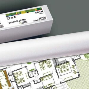 Bobina Carta Fabrisa Plus per Plotter 80gr - Misure 610mm x 50mt