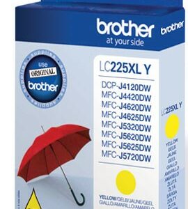 ORIGINALE Brother Cartuccia d'inchiostro giallo LC225XLY LC-225XL 1200 pagine 11,8ml