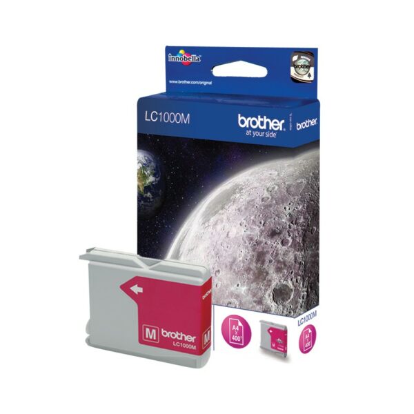 ORIGINALE Brother Cartuccia d'inchiostro magenta LC1000M LC-1000 400 pagine