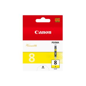 Canon Cart Ink Serbatoio Giallo Cli-8Y Per Pixma Ip4200 Ip5200/R Ip6600D Mp500