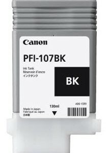 Canon PFI107 cartuccia originale nero - PFI107BK/6705B001