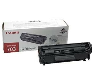 Canon Toner CRG703 Black cartuccia toner 3 pz Originale Nero