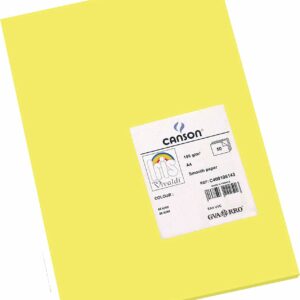 Canson Guarro Confezione Da 50 Cartoncini Iris A4 185g - 21x29,7cm - Colore Kiwi