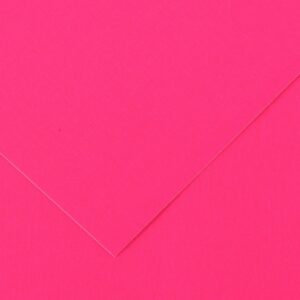 Canson Guarro Confezione da 25 Carte Iris da 185g - 50x65cm - Colore Fucsia Fluo