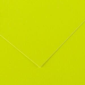 Canson Guarro Confezione da 25 Carte Iris da 185g - 50x65cm - Colore Giallo Fluo