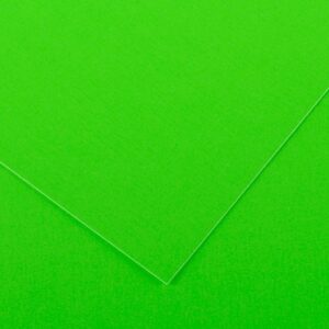 Canson Guarro Confezione da 25 Carte Iris da 185g - 50x65cm - Colore Verde Fluo