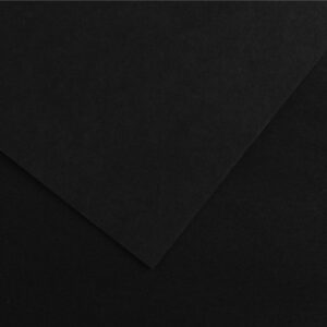 Canson Guarro Confezione da 25 Cartoncini Iris da 185g - 50x65cm - Colore Nero