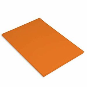 Canson Guarro Confezione da 50 Cartoncini Iris A4 da 185 g - 21x29,7 cm - Colore Mandarino