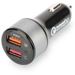 Caricabatteria Per Auto Quick Charge 3,0 2 Porte 3 Ampere Max