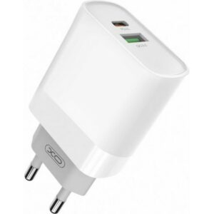 Caricabatterie XO L64 18W Quick Charge 3.0 1x USB-A, 1x USB-C