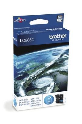 Cartuccia d inchiostro originale Brother LC985 ciano originale - LC985CBP