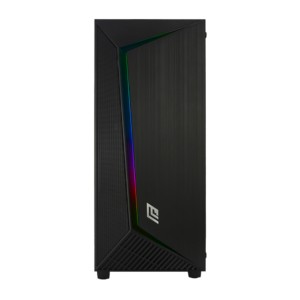 Case Full-Tower No Psu Iron V8 Blk 1Usb3 2Usb2 Vetro Temperato Rgb Fan