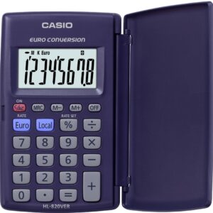 Casio HL-820VER calcolatrice Tasca Calcolatrice di base Blu