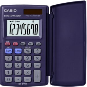 Casio HS-8VER calcolatrice Tasca Calcolatrice di base Blu