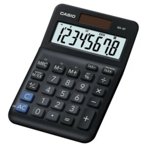 Casio MS-8F calcolatrice Desktop Calcolatrice di base Nero