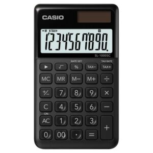 Casio SL-1000SC-BK calcolatrice Tasca Calcolatrice di base Nero