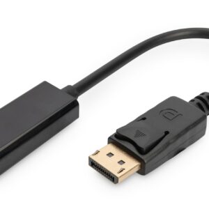 Cavo Adattatore Displayport Connettori Dp Maschio - Hdmi Femmina Cm. 15