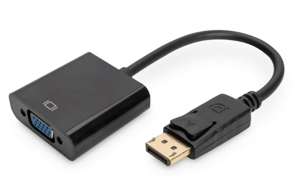 Cavo Adattatore Displayport Dp 1.2 Maschio - Vga 15 Poli Femmina Cm 15