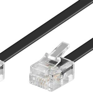 Cavo Di Connessione Per Linea Telefonica (Dritto) Mt 6