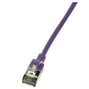 Cavo Di Rete Cat.6A Stp Tpe Slimline Viola 0,5M