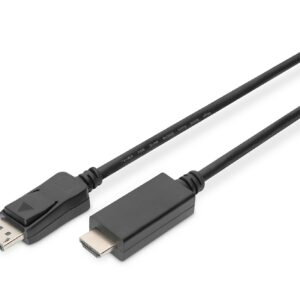 Cavo Displayport 1.2 -Hdmi 4Kx2K Mt 1