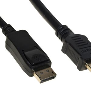 Cavo Displayport 1.2 - Hdmi<Sup>®</Sup> 1.4  4Kx2K 30 Hz Contatti Dorati Mt 1