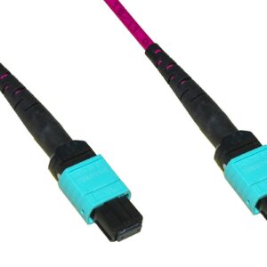 Cavo Fibra Ottica Mpo/Mpo Femmina/Femmina 12 Fibre Om4 Metodo A Mt 2 Tipo B